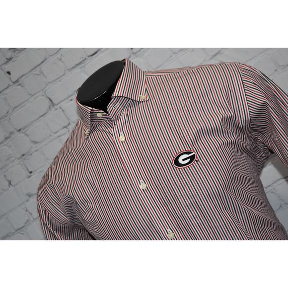 Thomas Dean UGA Dress Shirt Mens Size Medium University Georgia Bulldogs DAWGS - Picture 1 of 8
